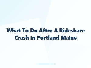 Your Rights After a Portland Rideshare Crash